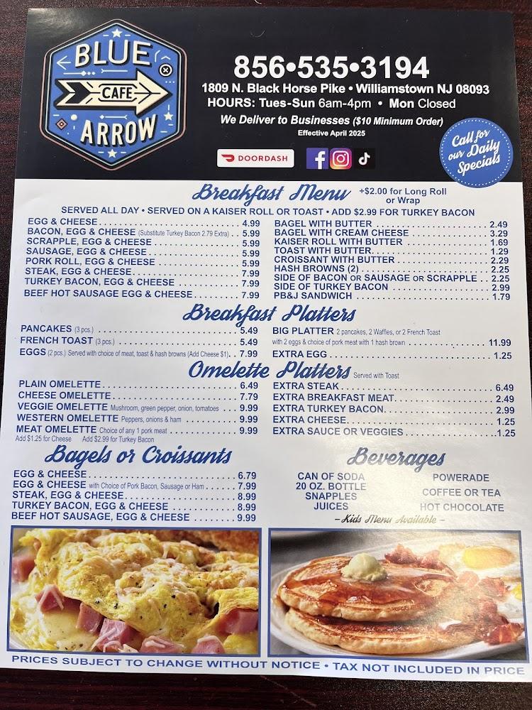 Blue Arrow Cafe B.L.T. Club